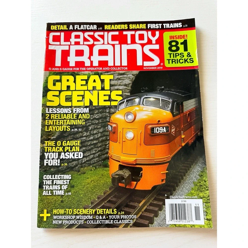 Classic Trading Ns Magazine O & S Gauge November 2019 Volume 32 Issue 7